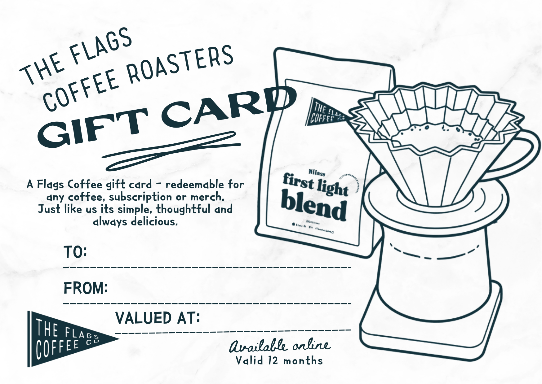 Flags Coffee Roasters Gift Card